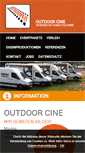 Mobile Screenshot of outdoorcine.de